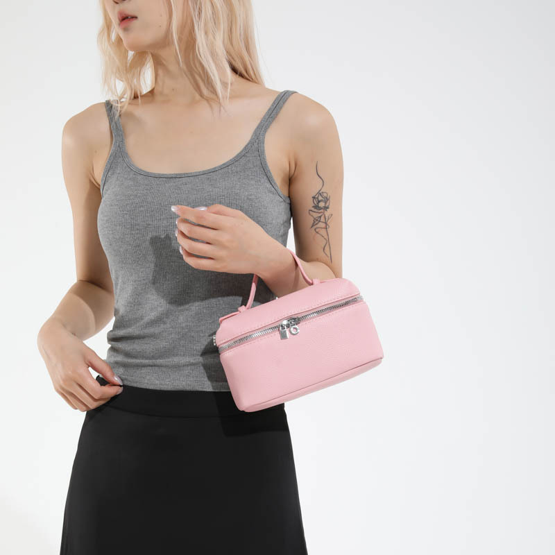 Bolso de textura transfronteriza 2025 verano nuevo bolso femenino retro patrón de lichi bolso de hombro simple y versátil bolso de mensajero