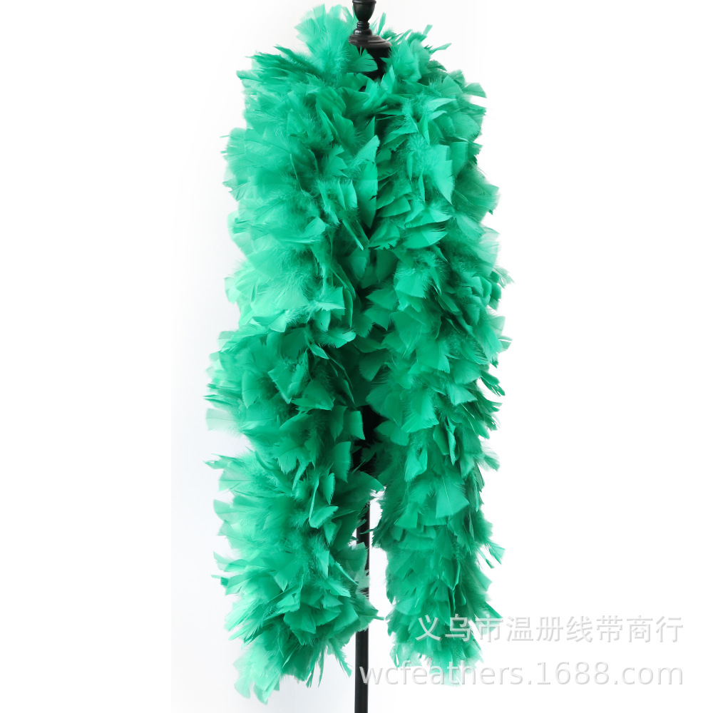 温册平板毛条羽毛拍摄道具T台走秀装饰羽毛条节日装扮服装辅料详情图7