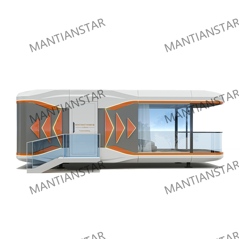 Casas móviles modulares de dos pisos cápsula espacial casa de vacaciones apartamento turístico punto escénico cápsula de manzana desmontaje alojamiento residencial