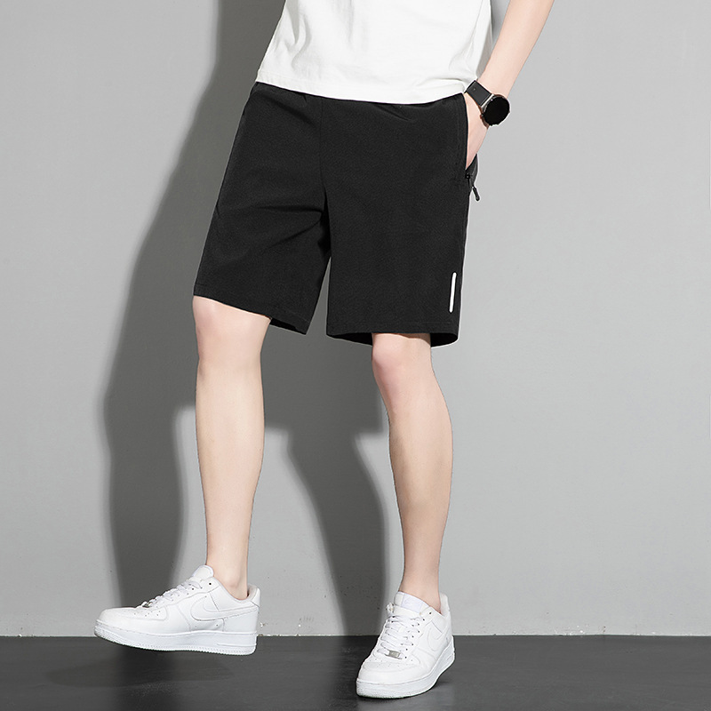 Shorts Men's Casual Loose Basketball Sports plus size Men's Summer Boys Beach Pants Ice Silk Quick-drying Pants