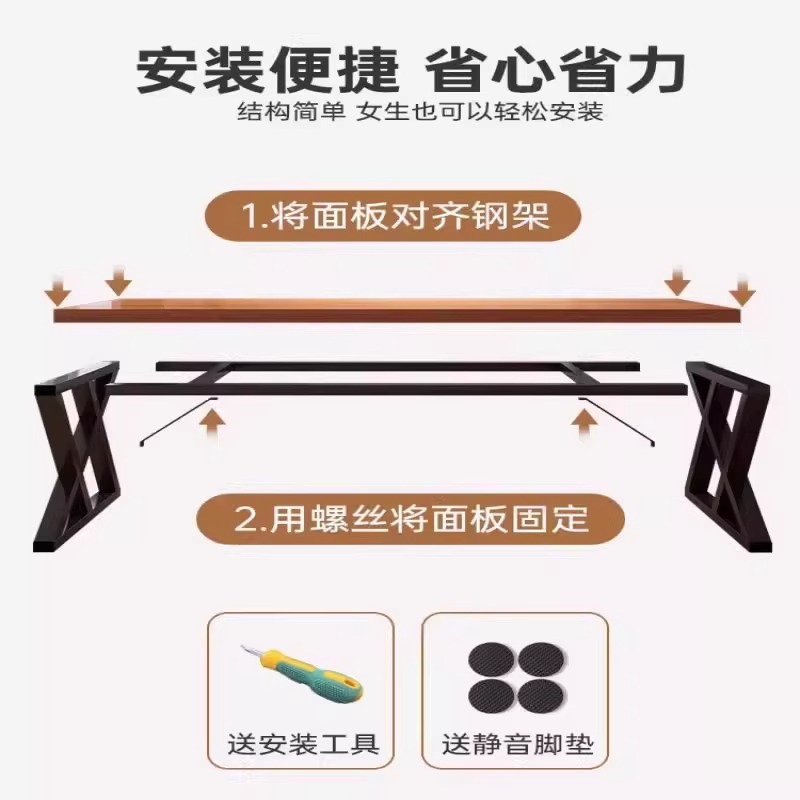 Mesa de comedor doméstica pequeña mesa de comedor simple mesa de comedor rectangular mesa de sala de estar combinación de mesa y silla de comedor comercial