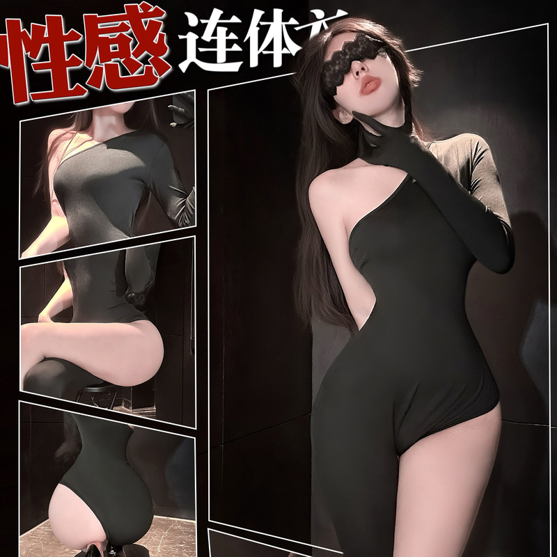 Golden Night Bodysuit Flirting Sexy Lingerie Pure Desire One-Piece Long Pants High-End Sensual Temptation Sexy Mature Outfit