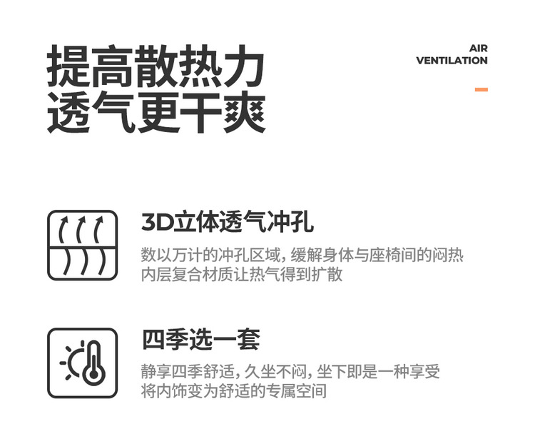 2026 new model Boyue REV car seat covers, featuring perforated leather for breathability and a full-coverage design, suitable for all seasons