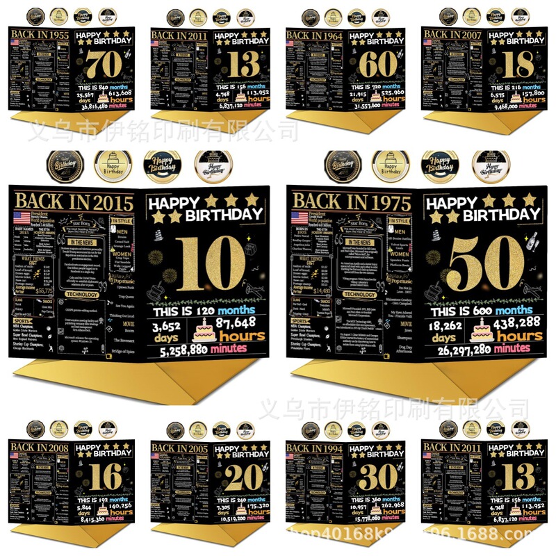 Amazon Explosions American Birthday Greeting Card Unique Creative Giant Happy Birthday Card Decorations DIY