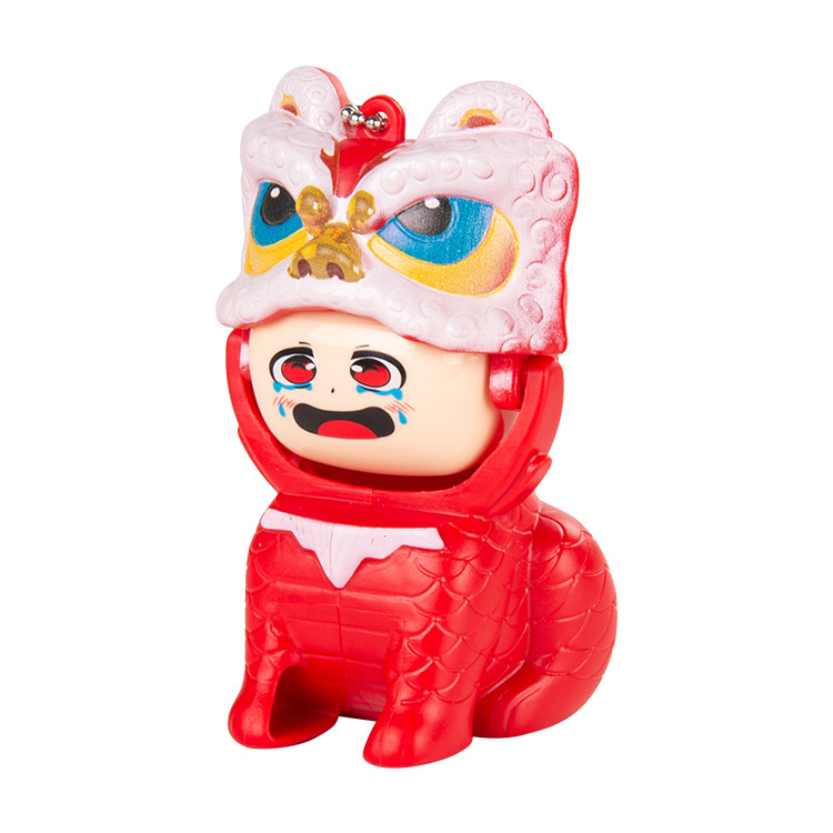 Nueva Sichuan Opera cara cambiante Muñeca DE LA Muñeca de estilo Chino de danza del León de la Ópera de Pekín maquillaje facial muñeca de los niños regalo de juguete al por mayor