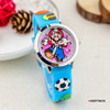 Football children's cartoon silica gel men's watch suitable for men and women, digital watch, 3D, Birthday gift