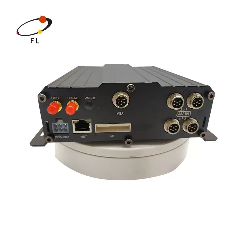 客车公交车视频监控主机 1080P 4路一门客流车载录像机 4G GPS