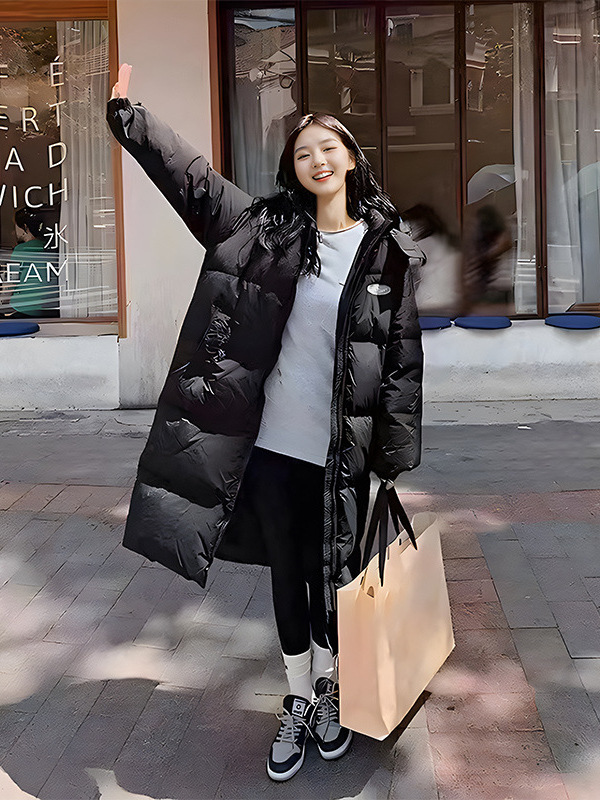 130-320 Plus Size Women's Mid-Length Bread Outwear 2025 Autumn and Winter New Fat mm Hooded Cotton Jacket Warm Outwear 130-320 Plus Size Women's Mid-Length Bread Outwear 2025 Autumn and Winter New Fat mm Hooded Cotton Jacket Warm Outwear