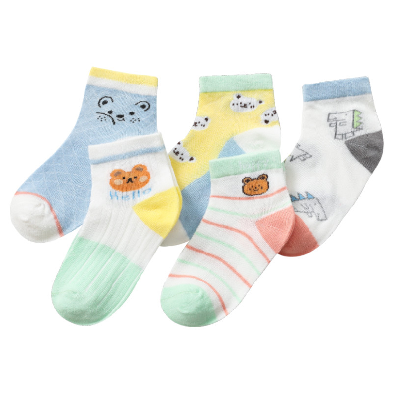 Children's Cotton Socks 5 Pairs