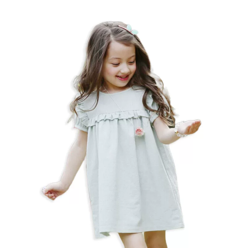 Summer summer clothing, children's colored quality skirt, Korean style
