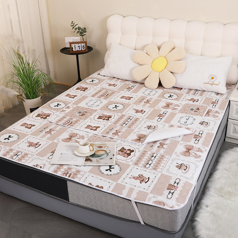 Gran por mayor almohadilla de orina para bebés cama impermeable lavable almohadilla de orina confortable permeable a la tía colchón de fuga lateral