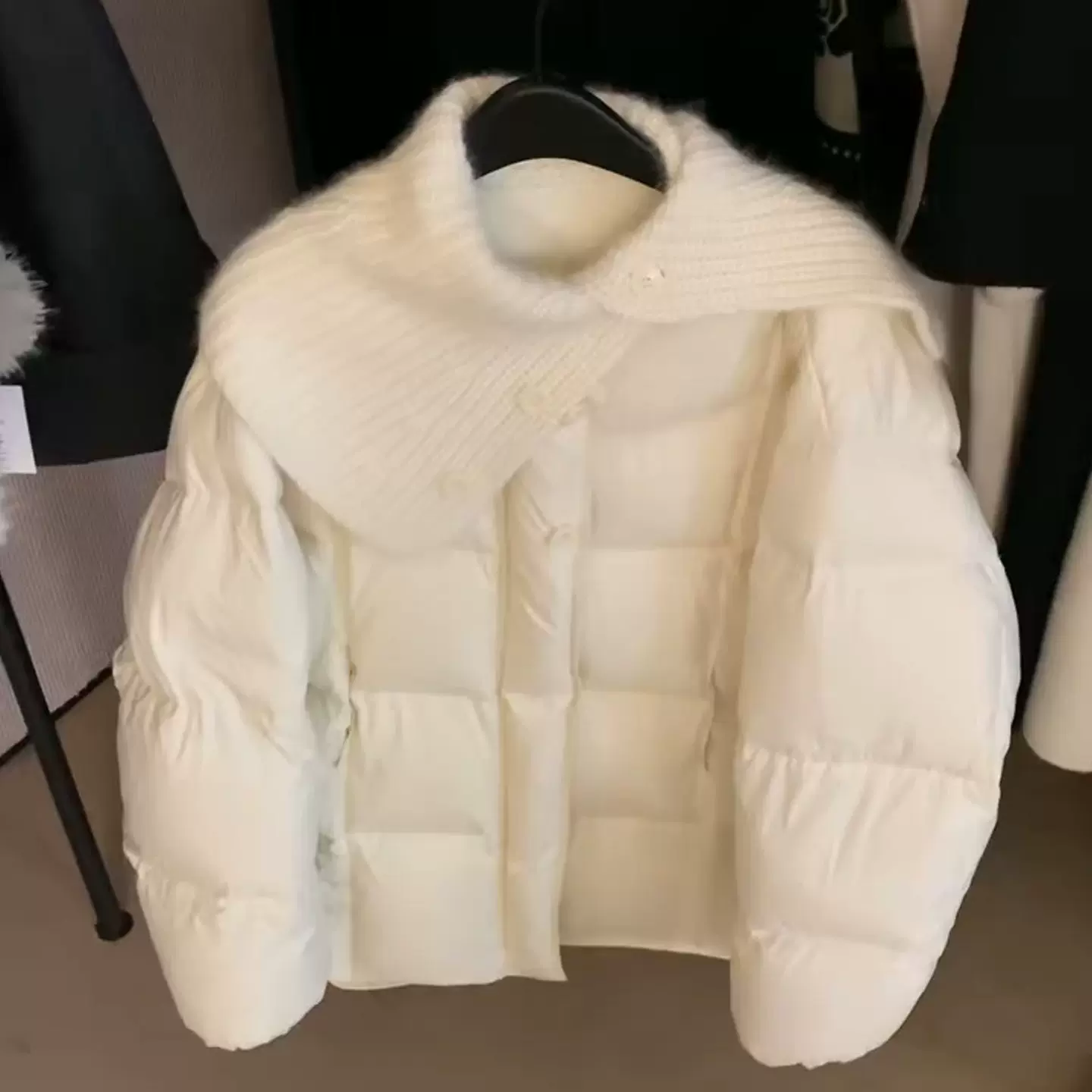 翻领短款宽松棉服女款2025年冬季新款时尚百搭休闲韩系高级感外套