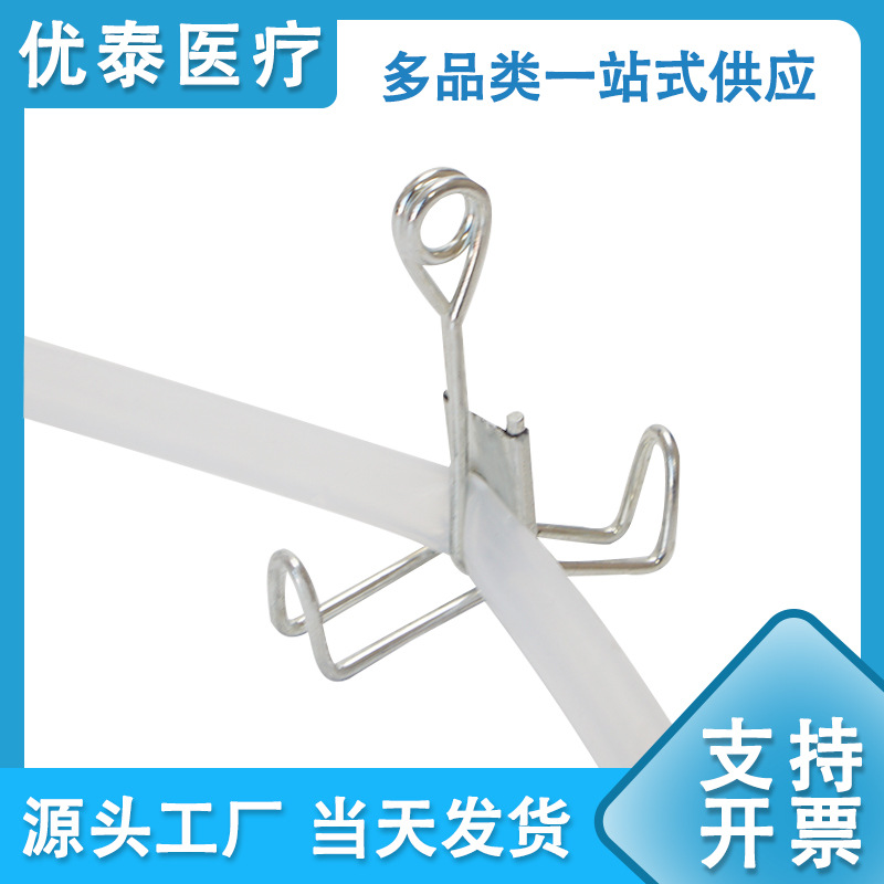 304不锈钢弹簧止水夹旋转镀锌材质实验器材教学乳胶管夹弹簧螺丝