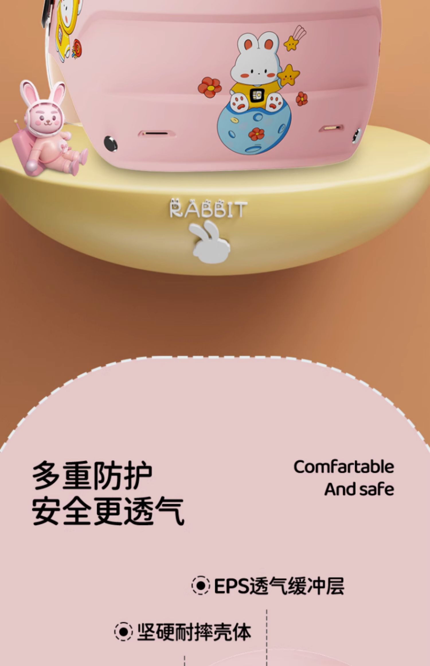 New national standard 3C certification children's helmet baby child summer girl boy electric motorcycle four seasons safety helmet