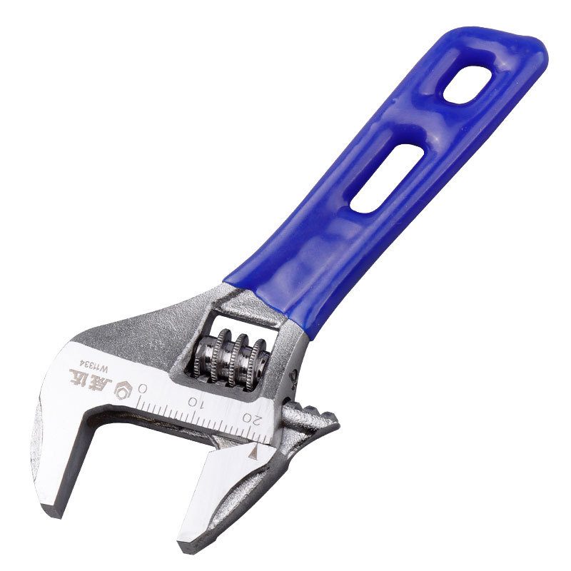 Llave ajustable de plástico llave abierta luz mango corto llave ajustable abierta grande llave ajustable multifuncional