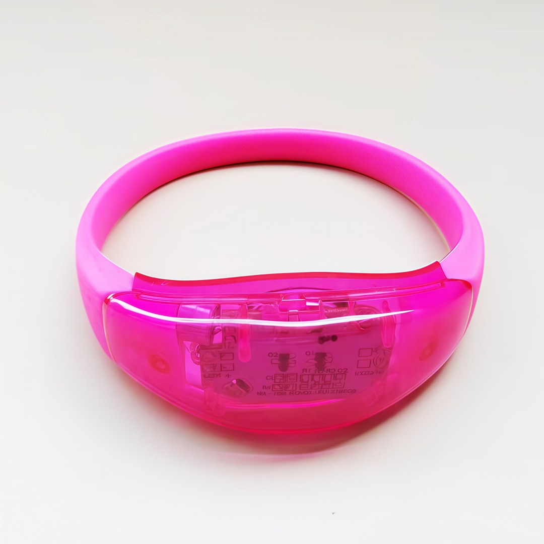 Silicone control acústico inducción LED fluorescente barra de luz nocturna pulsera de apoyo proveedor directo