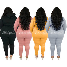 Q77298 烫钻独立站速卖通亚马逊跨境时尚女装大码长袖休闲套装