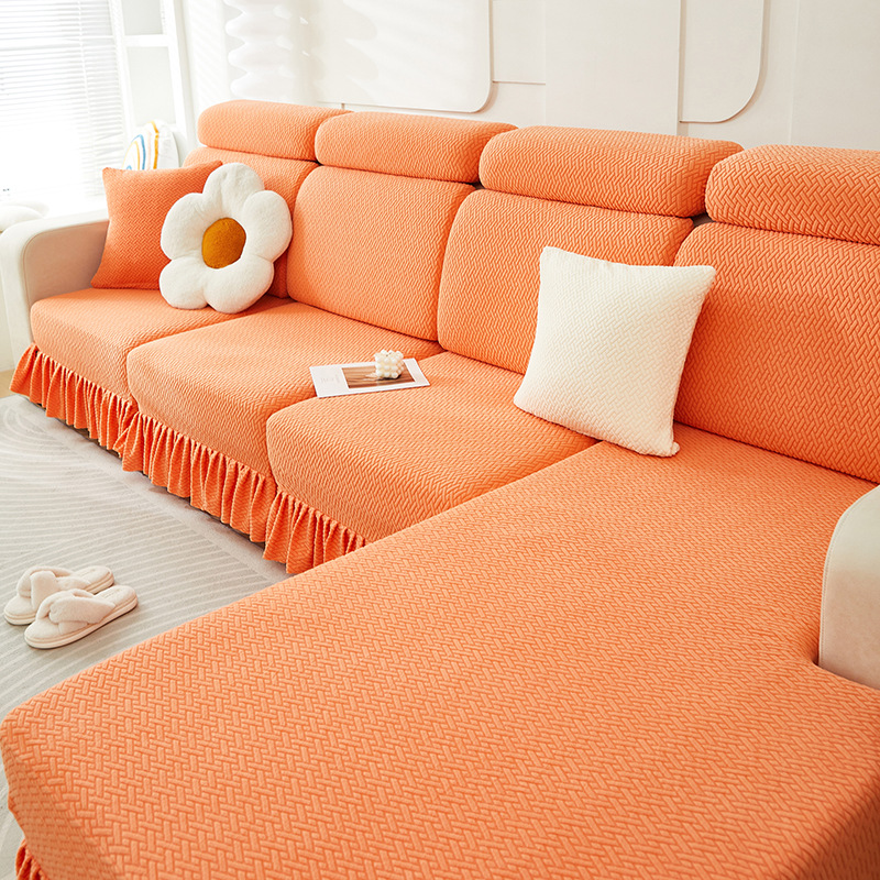 Falda diagonal - naranja vibrante