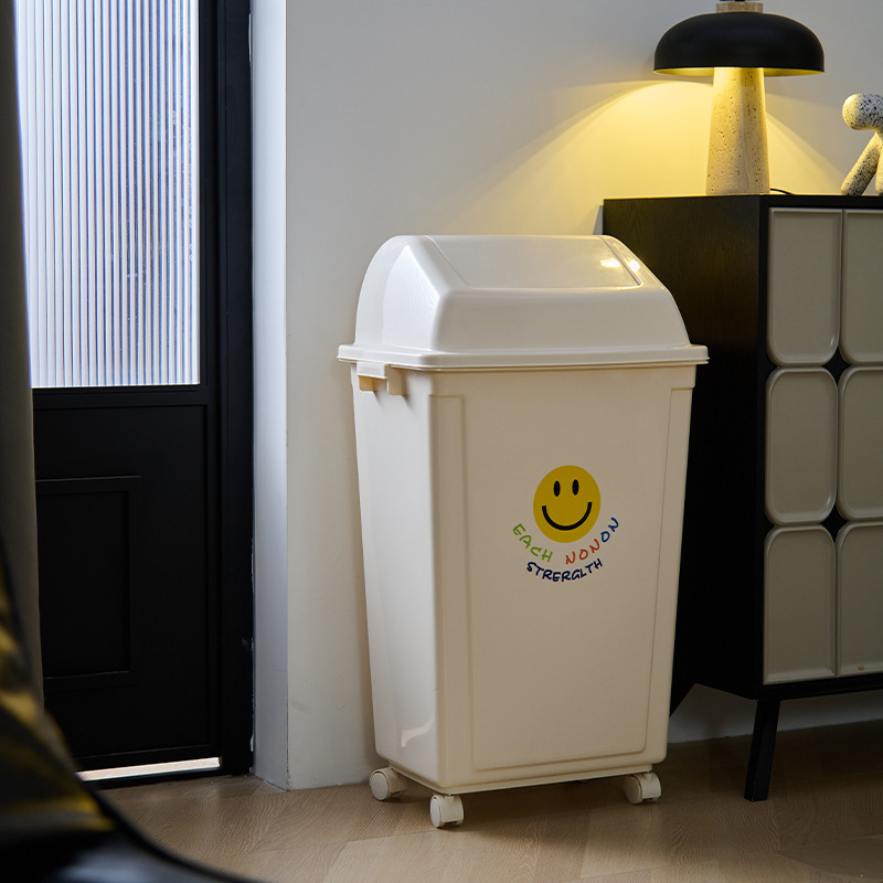 Commercial Wheeled Trash Can Without Lid, Large Capacity for Home Use, Suitable for Kitchen, Villa, Courtyard, 60 Liters, 40 for Coffee Shops, 20 Commercial Wheeled Trash Can Without Lid, Large Capacity for Home Use, Suitable for Kitchen, Villa, Courtyard, 60 Liters, 40 for Coffee Shops, 20