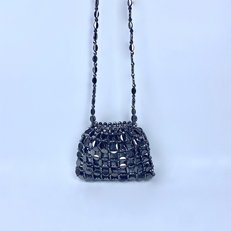 52g Weight Sequins Fashion Element Open Closure Type Single Shoulder Strap Strap Type Shoulder Bag Bags Type Holiday, Travel, Daily Occasion Acrylic Material Solid Color Pattern 2025 Spring and Summer Season Women's Gender Streetwear Style Dumpling Shape Shape Small Size Women's Small Arylic Solid Color Streetwear Sequins Dumpling Shape Open Shoulder Bag 11