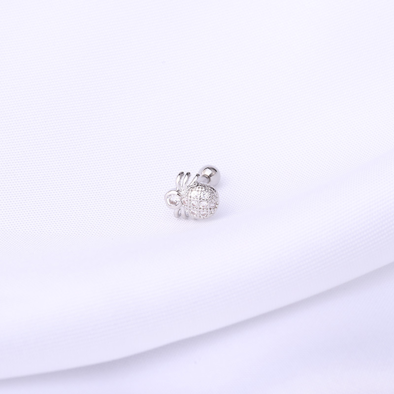 Fashion new simple style copper thick rod earrings wholesale