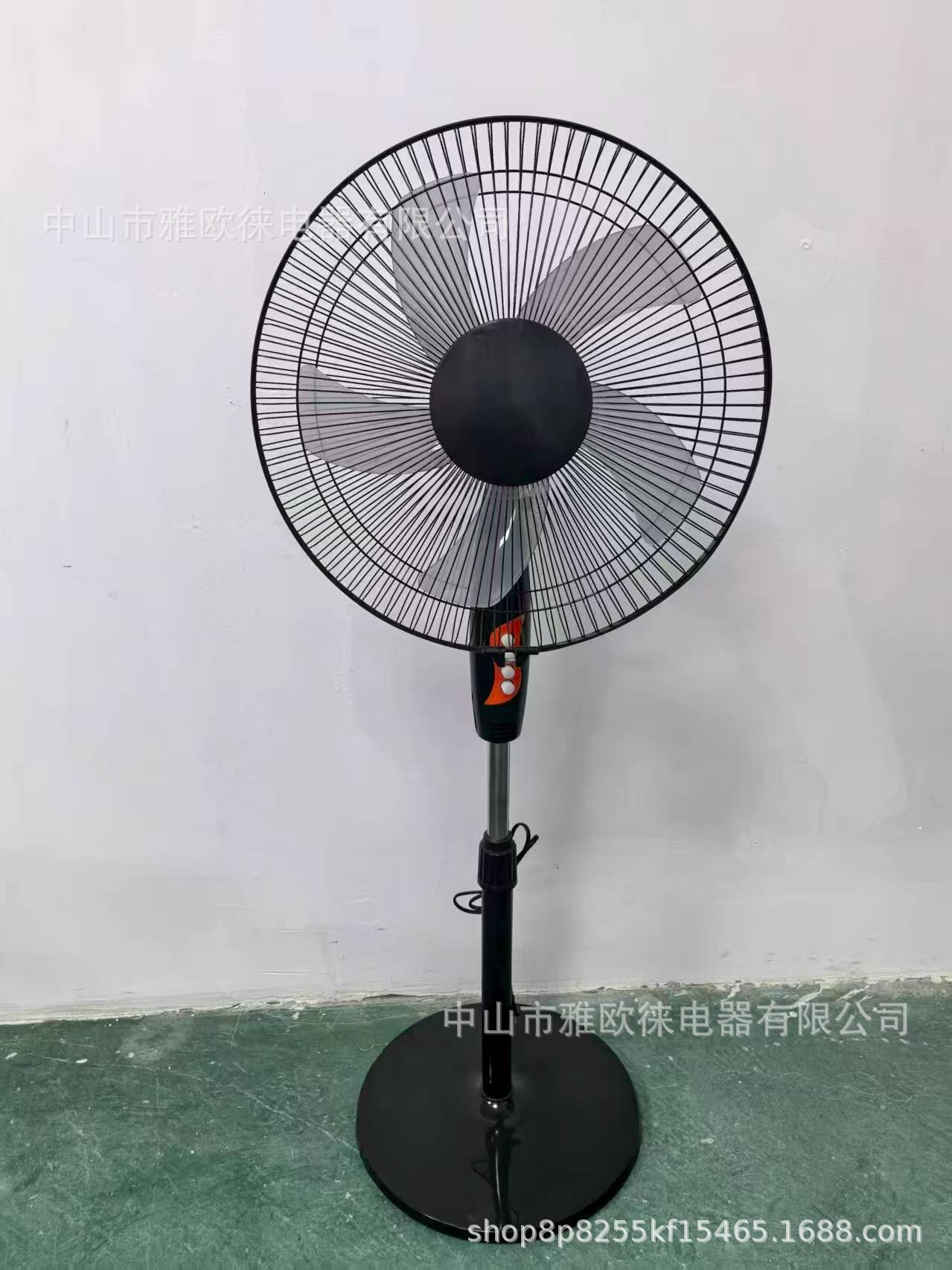 Ventilador de piso de 18 pulgadas, ventilador comercial de viento fuerte tres en uno, ventilador de piso industrial, ventilador vertical de pared para el hogar.