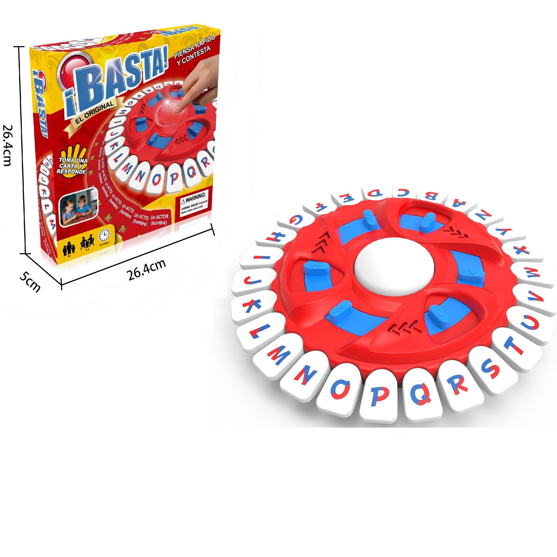 Transfronterizos Amazon explosión letras locas LETTER juego de mesa mesa mesa de mesa familia juguetes interactivos para niños