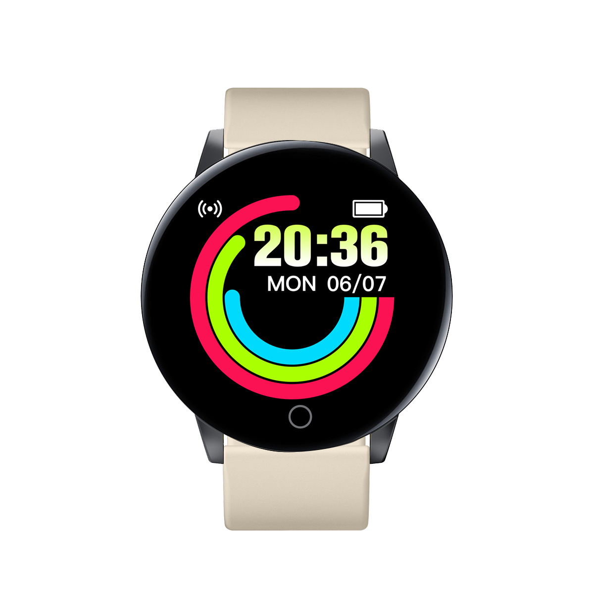 Comercio exterior transfronterizo inteligente pulsera reloj ritmo cardíaco presión arterial ejercicio conteo paso sueño monitoreo información recordatorio regalo electrónico