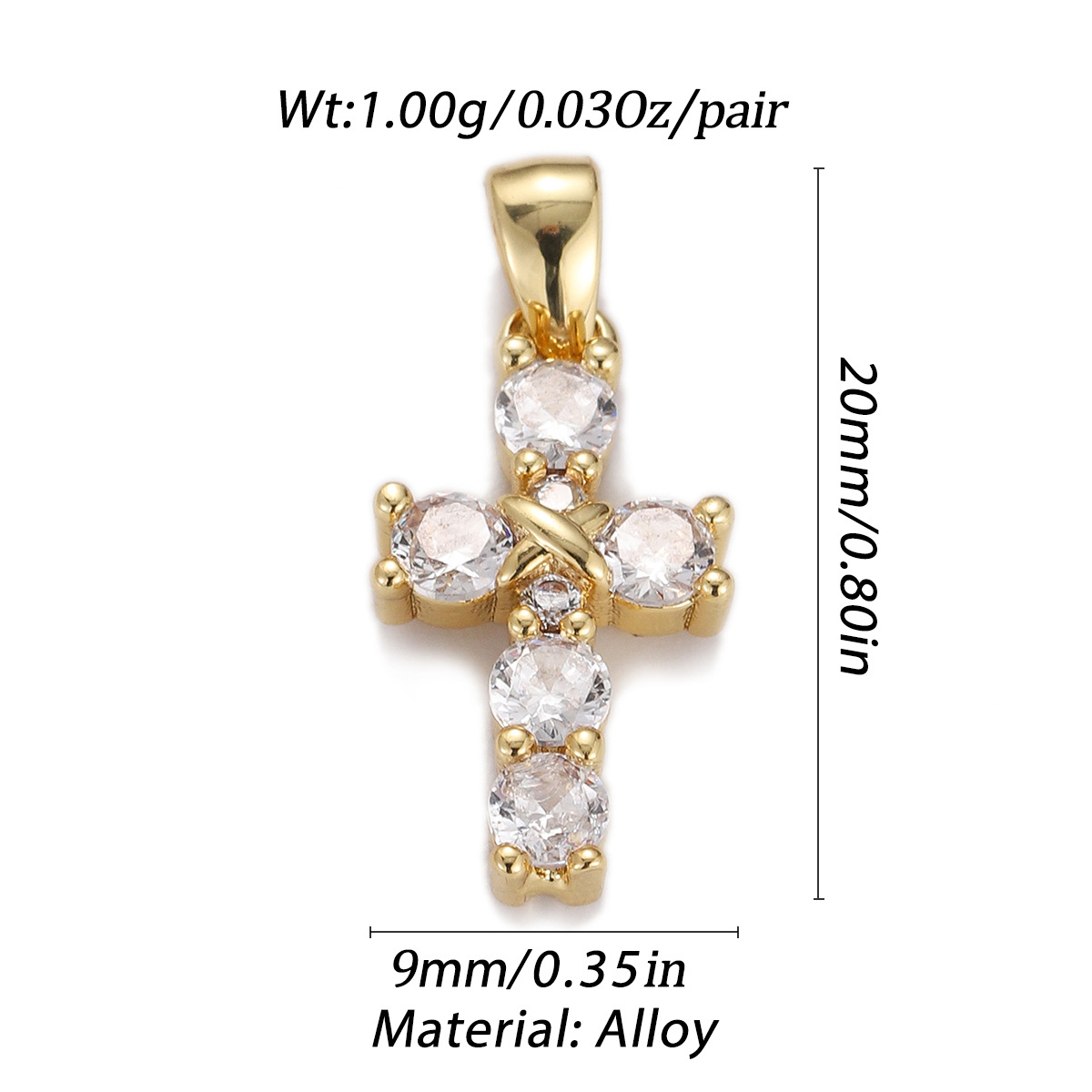 2g Weight Pendant Jewelry Making Type Zircon Inlay Material DIY Jewelry Accessories Classification 1 Piece Quantity Copper Material Geometric Pattern Inlay Design Simple Style, Classic Style Style 1 Piece Copper Zircon Geometric Pendant 无