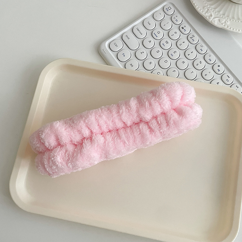 Banda para el cabello para el lavado de cara, diadema linda antideslizante para mujer, 2024, nueva horquilla de celebridades de Internet, mascarilla facial, cinturón para el cabello, tocado