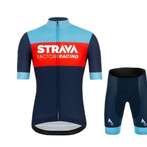 2024 New Summer STRAVA Men's Bicycle Riding Suit Short Sleeve suit Road Bike Breathable Bicycle Suit