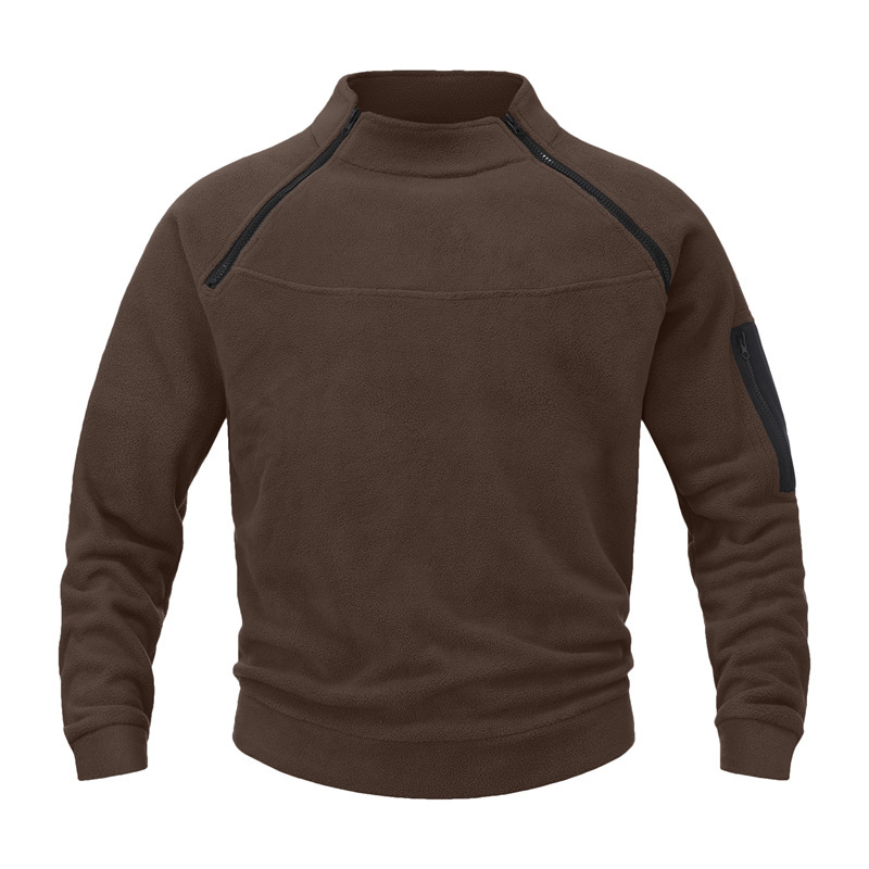 Cross - Border European Yard Autumn and winter half zip Guard skin Long Sleeve funda Head shake Plum Blazer Men European and American Sports and Leisure
