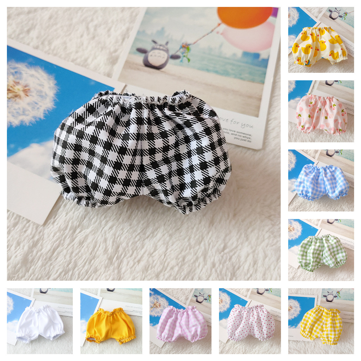 14cm23cm Palm Dog pants underwear collection cotton doll closed pants accessories doll clothes in Stock New