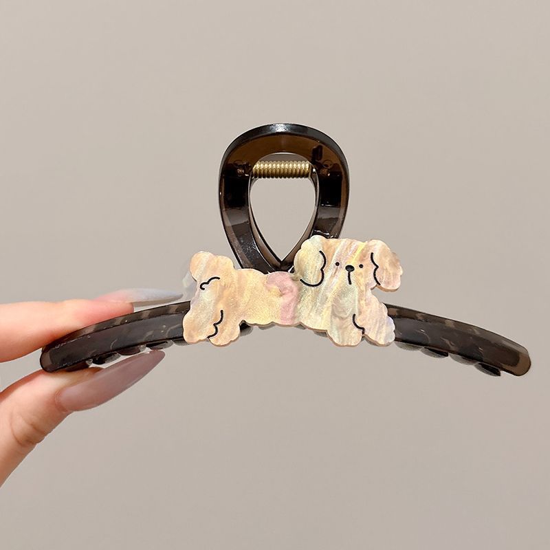1 # 【Té negro grande】Pinza para el pelo de cachorro