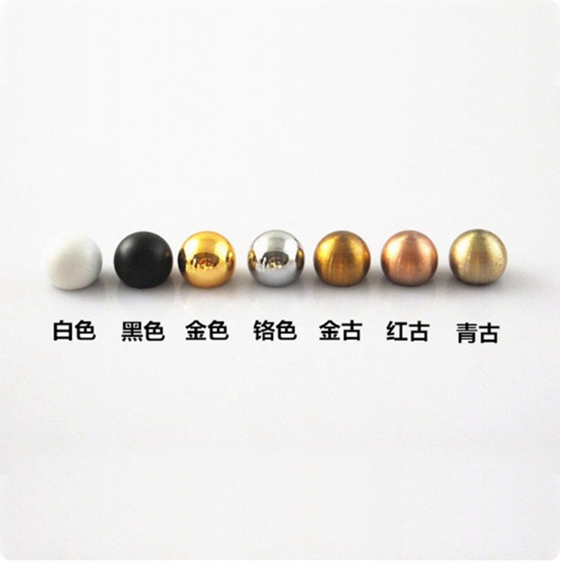 M10内牙圆球电镀金铬色光头帽螺母圆头帽装饰螺帽DIY灯具配件