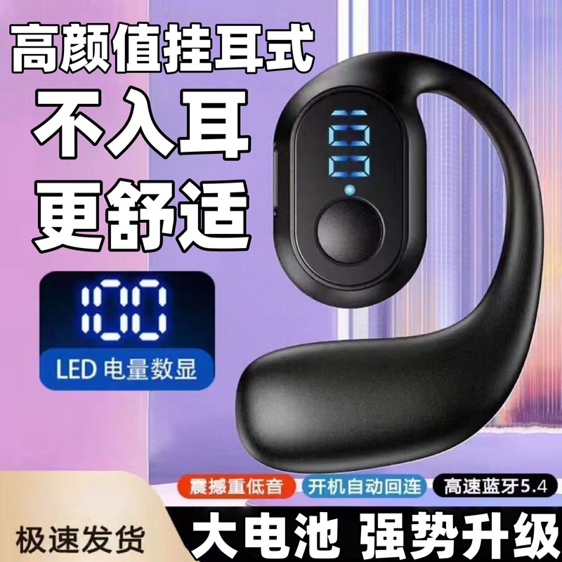 Wireless Bluetooth Earphones 2025 New Popular Model with Ultra-Long Battery Life, Large Battery Capacity, Over-The-Ear Design, Open-Style, Non-In-Ear Wireless Bluetooth Earphones 2025 New Popular Model with Ultra-Long Battery Life, Large Battery Capacity, Over-The-Ear Design, Open-Style, Non-In-Ear