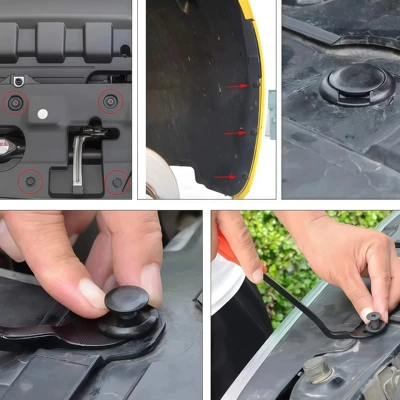 Digər kuzov və aksesuarlar | Qìchē 190pcs Car Retainer
