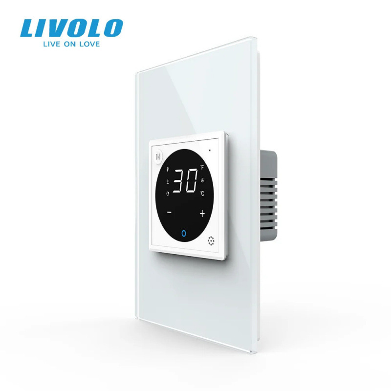 Livolo Smart Thermostat Switch, Thermostat Suitable for Electric Floor Heating and Air Conditioning with External Sensor Livolo Smart Thermostat Switch, Thermostat Suitable for Electric Floor Heating and Air Conditioning with External Sensor