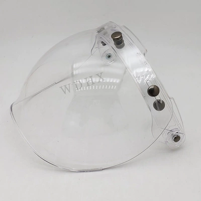 Factory motorcycle helmet retro: Dəbilqə (Kaska) aksesuarları - transparent-lenses-transparent-frame