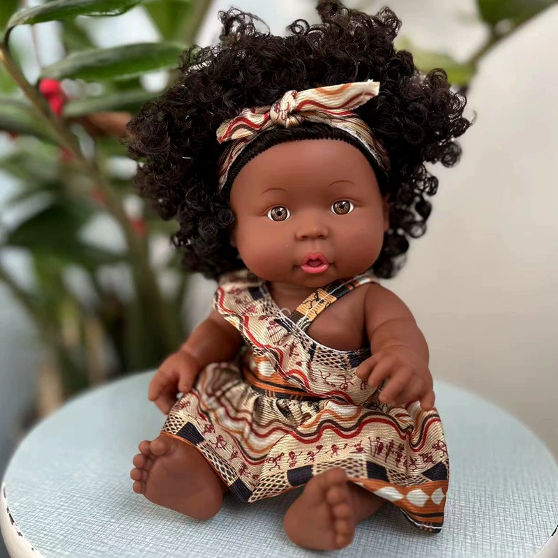 Игрушка, девочка кукла из мягкой резины для младенца, 25 см