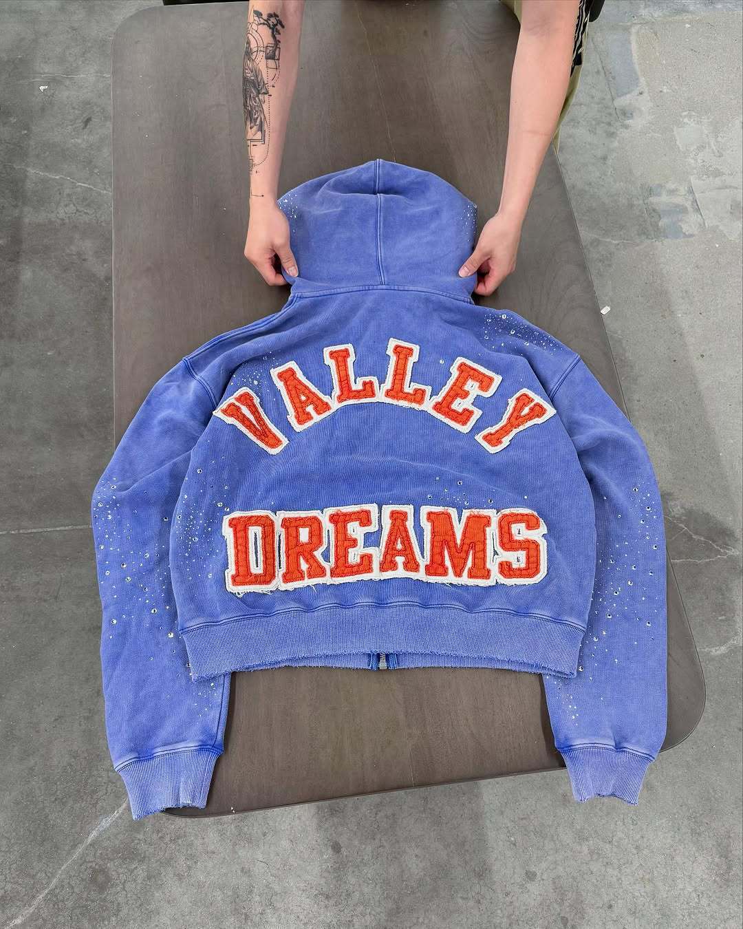 Other Zip-up Hoodie Jacket Valley Dreams Blue