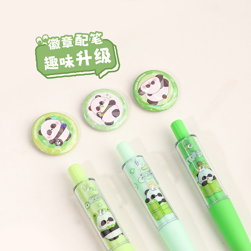 KUKI KOKI creativo bolígrafo panda bolígrafo neutro fabricante de bolígrafo creativo al por mayor bolígrafo de escritorio de estudiantes