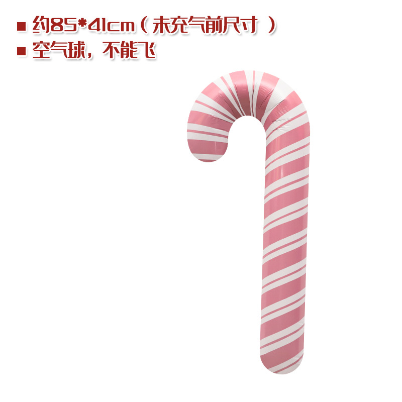 Tienda ventana Decoración Accesorios juguete globo Navidad caramelo muleta ancianos muñeco de nieve árbol de Navidad globo foto