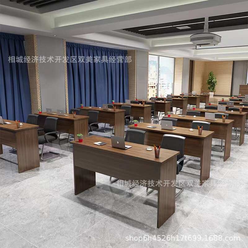 Modern Simple Long Table Table Panel Paint-free Panel Conference Table Double Three Person School Training Table Rostrum Table