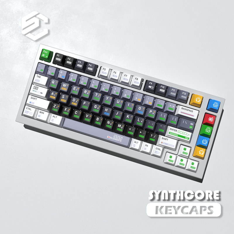 Chemical Keycap Pc Material Fog Transparent Supports Wooting Ez63Made68 Hero68Nd63 Night Demon Keycap