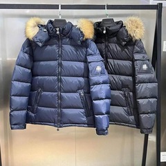 2025冬季爆款大毛领连帽男女同款时尚棉服加厚保暖外套