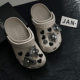High-grade ink flower hole shoes accessories girls slippers shoes flower fitting Zhibixing decorative buckle buckle accessories