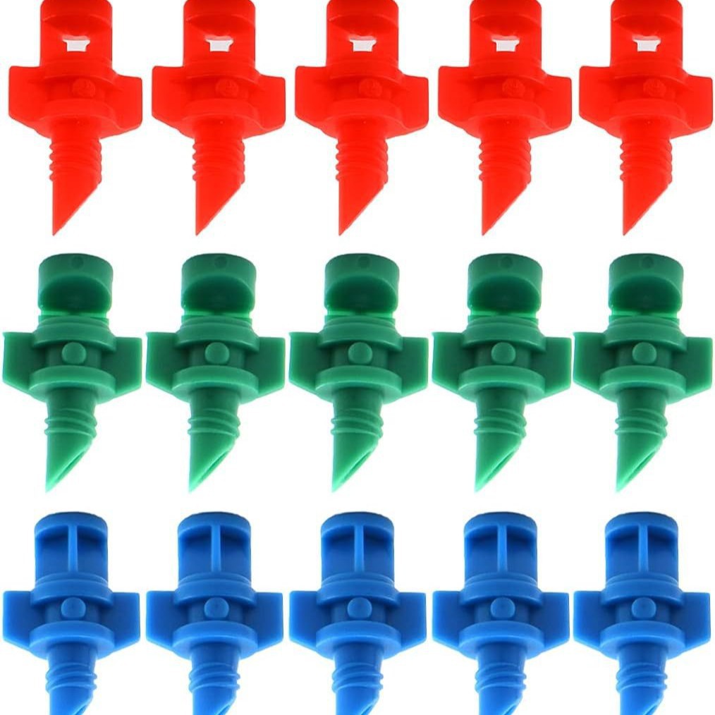 Toque de riego por goteo transfronterizo 90/180/360 grados de refracción de árboles frutales, dispositivo de riego automático, herramienta de riego