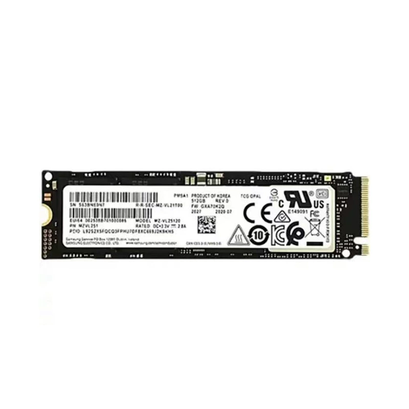 Подходит для Samsung PM9A1 256/512ГБ/1/2ТБ Enterprise Solid-State SSD диск SSD с интерфейсом M.2