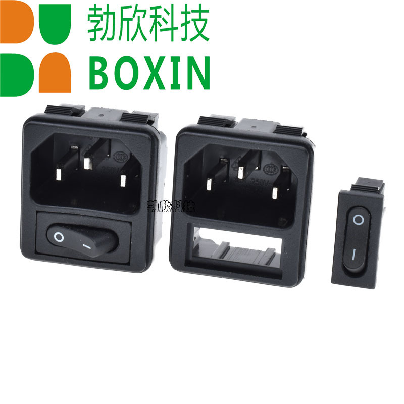 AC插座电源插座多国认证 DB-14-2PRS品字座端子座子C14公座连接器